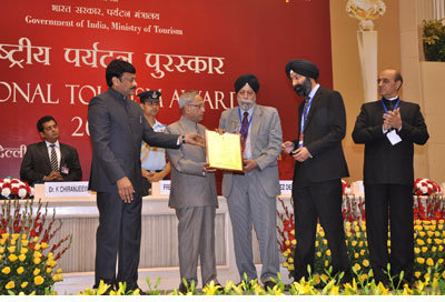 National Tourism Award for the year 2011 – 2012