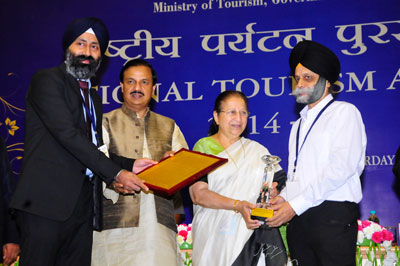 National Tourism Award for the year 2014-15